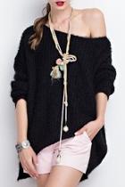  Loose Fit Sweater Tunic