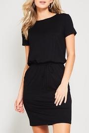  Drawstring Knit Dress