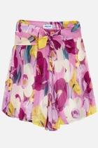  Patterned Chiffon Skort
