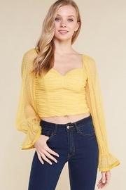  Yellow Mesh Top