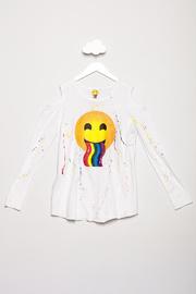  Cold Shoulder Snapchat Shirt