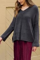  Chenille Knit Pullover