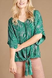  Palm Printed Top