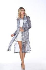  Button-up Chiffon Duster
