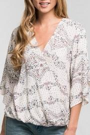  Print Cross-front Top