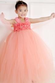  Peach Tutu Dress