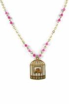  Valentine Birdcage Necklace