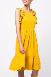  Ruffle Detail Long Dress