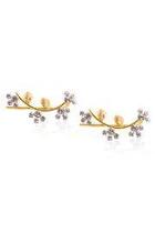  Floral Crawl Earring