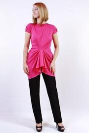  Fuchsia Cap Sleeve Tunic
