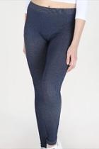  Two-tone Blue Ankle-legging