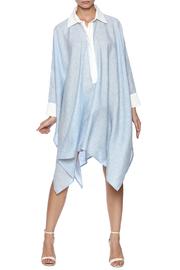  Pinstripe Mara Shirt Dress