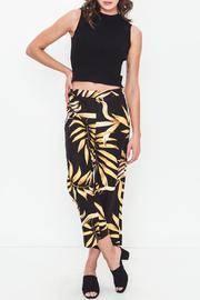  Linen Printed Cropped Pants