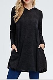  Black Hooded Tunic