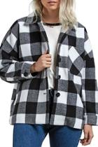  Cropped Check Jacket