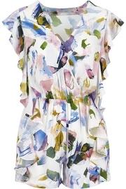  Print Ruffle Romper