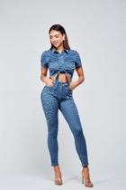  Pearl Denim Jumpsuit