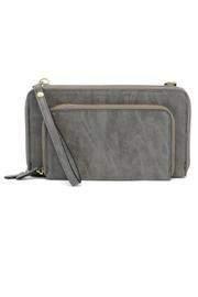  Distressed Wristlet Crossbody