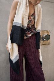  Textured Wide Pant