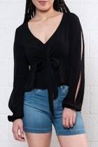  Thora Black Blouse