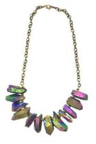  Rainbow Quartz Necklace