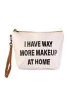  Statement-wristlet Cosmetic Bags