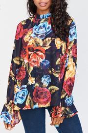  Ladybug Floral Top