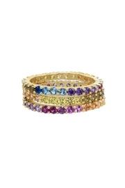  Rainbow Stacked Rings
