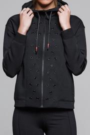  Stud Neoprene Hoodie