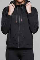  Stud Neoprene Hoodie