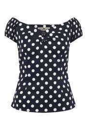  Retro Polka Top