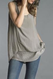  Hem-edged Silk Tunic