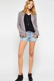  Lavender Knit Cardigan