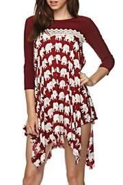  Elephant Print Tunic