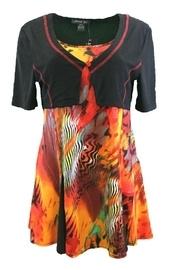  Black/orange Tunic