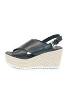  Black Cross-over Wedge