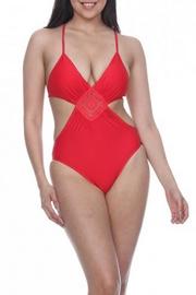  Red Triangle Swimsuit