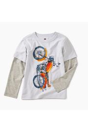  Vertical Moto Graphic Layered Tee