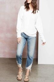 Twist Hem Sweatshirt