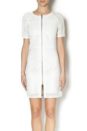  Perforated Leather Dress