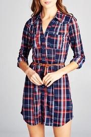  Plaid Shirt-dress