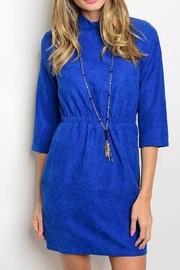  Blue Suede Dress