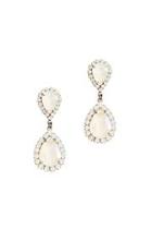  White Abba Earring