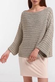  Melangie Wide-sleeve Sweater