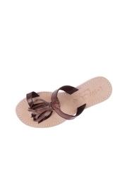  Leather Fringe Sandals