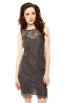  Metallic Lace Dress