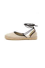  Beige Flat Espadrille