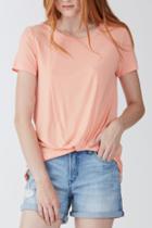  Julia Crew Tee With Knot