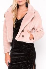  Mauve Shearling Jacket