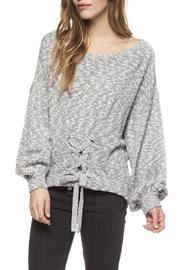  Lace Up Bottom Shirt